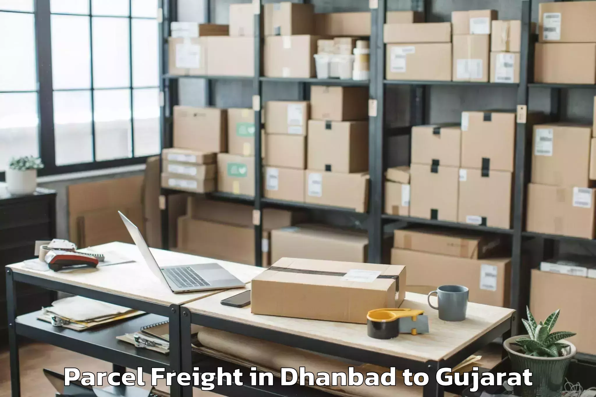 Reliable Dhanbad to Santalpur Parcel Freight